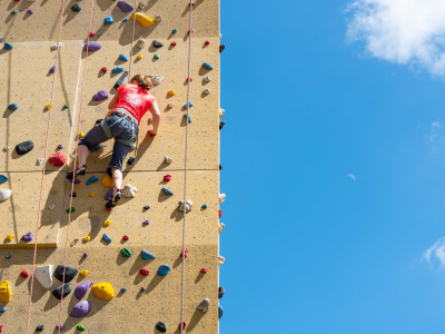 Climbing: lead climbing